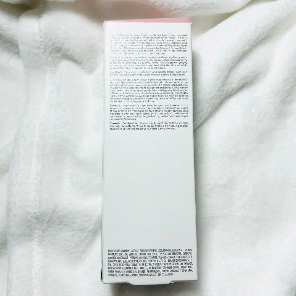 Laura Mercier Ambre Vanille Exfoliating Body Wash - NIB Sealed